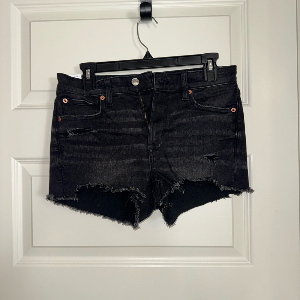 Stylish Black Denim Women's Shorts